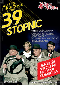 39 stopnic plakat