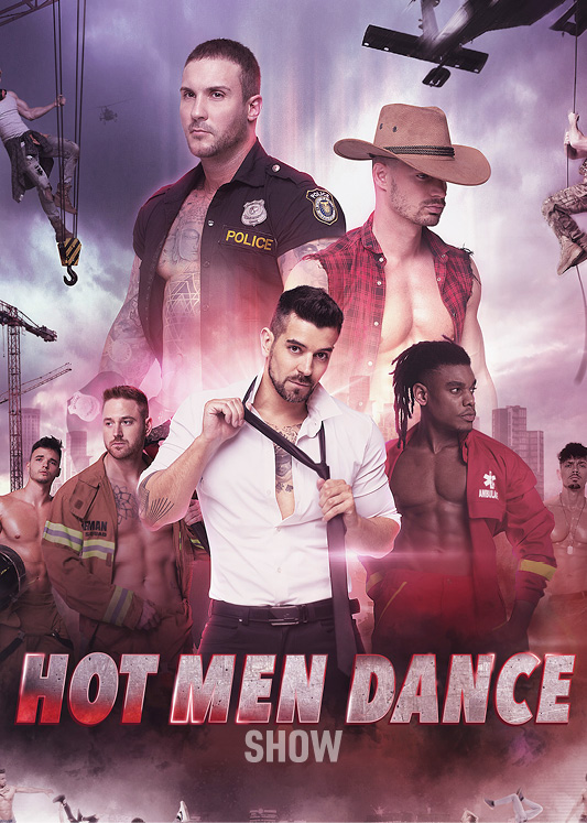 Hot man dance plakatek